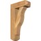 Ekena Millwork Funston Craftsman Rough Sawn Bracket w/ Offset Brace, Western Red Cedar, 6"W x 16"D x 28"H BKT0604X16X28FST04RWR - alternate 1
